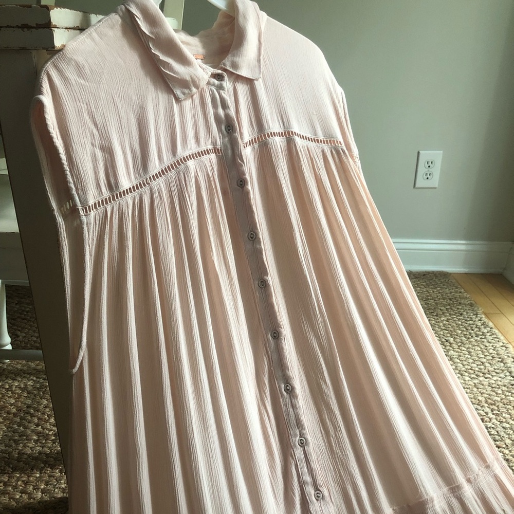 Free People Blush Cream Maxi Dress - Picture 11 of 17